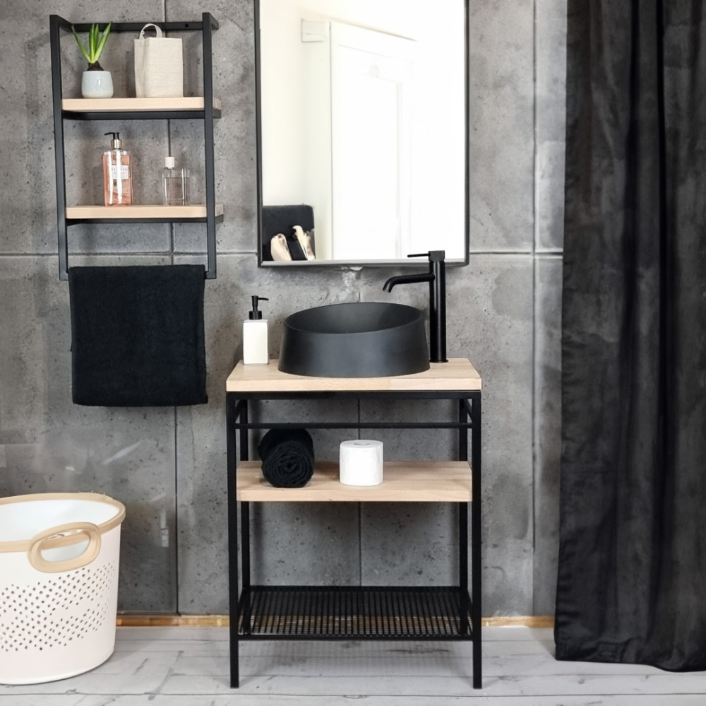 Półka wisząca do łazienki ROSA loft