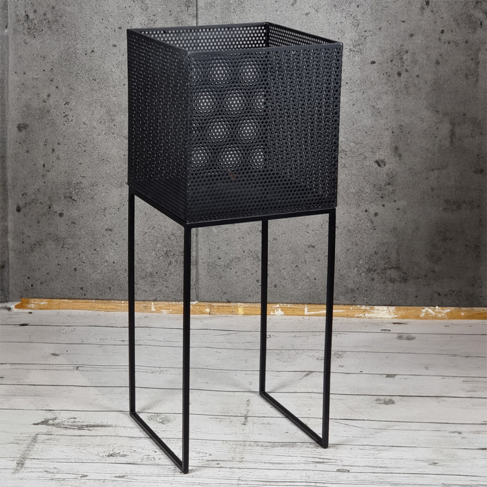 Industrialny metalowy kwietnik CALAFURIA donica w stylu loft