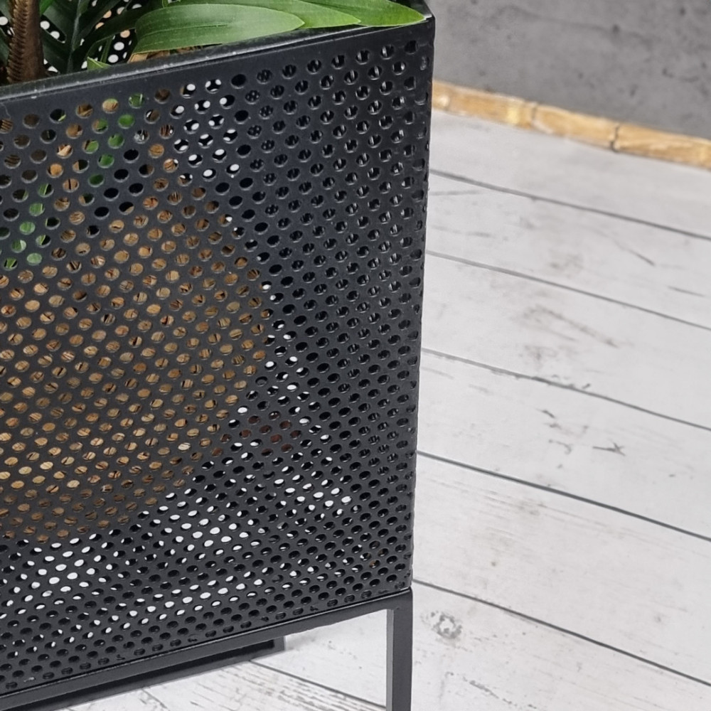 Industrialny metalowy kwietnik CALAFURIA donica w stylu loft