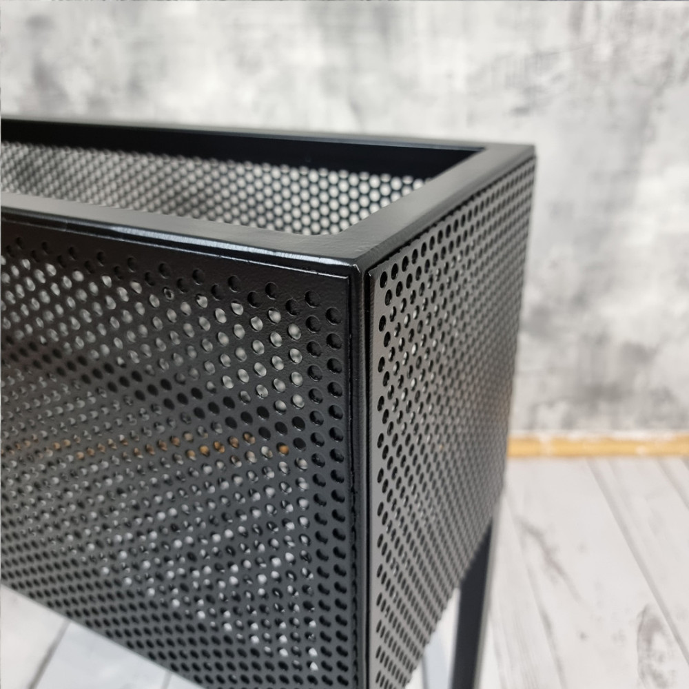 Industrialny metalowy kwietnik stojący TAORMINA