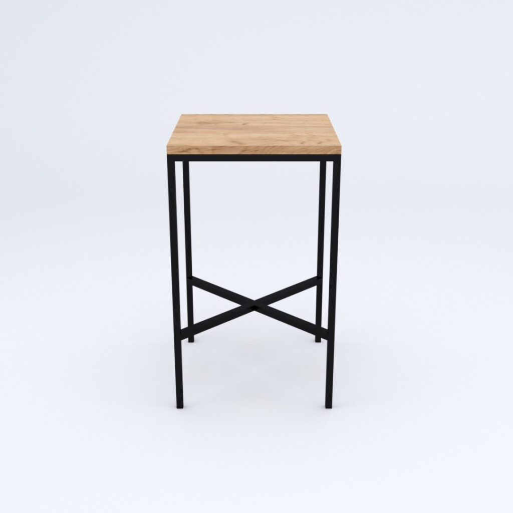 Wysoki stolik do kuchni VITERBO 60x60x100