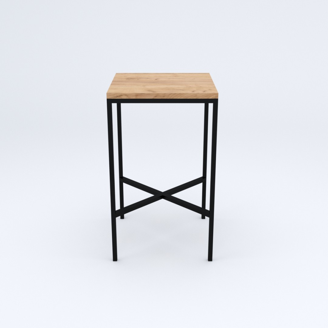 Wysoki stolik do kuchni VITERBO 60x60x100