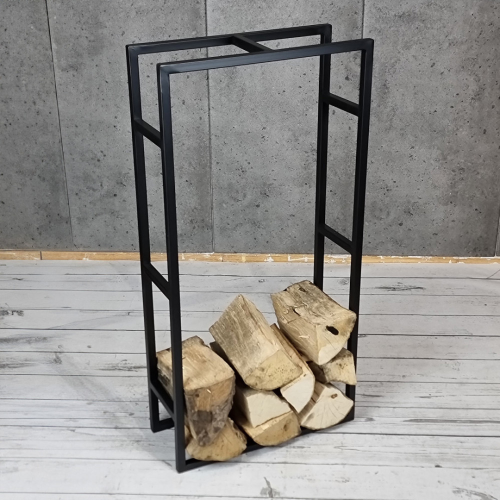 Metalowy stojak na drewno kominkowe IMPERIA