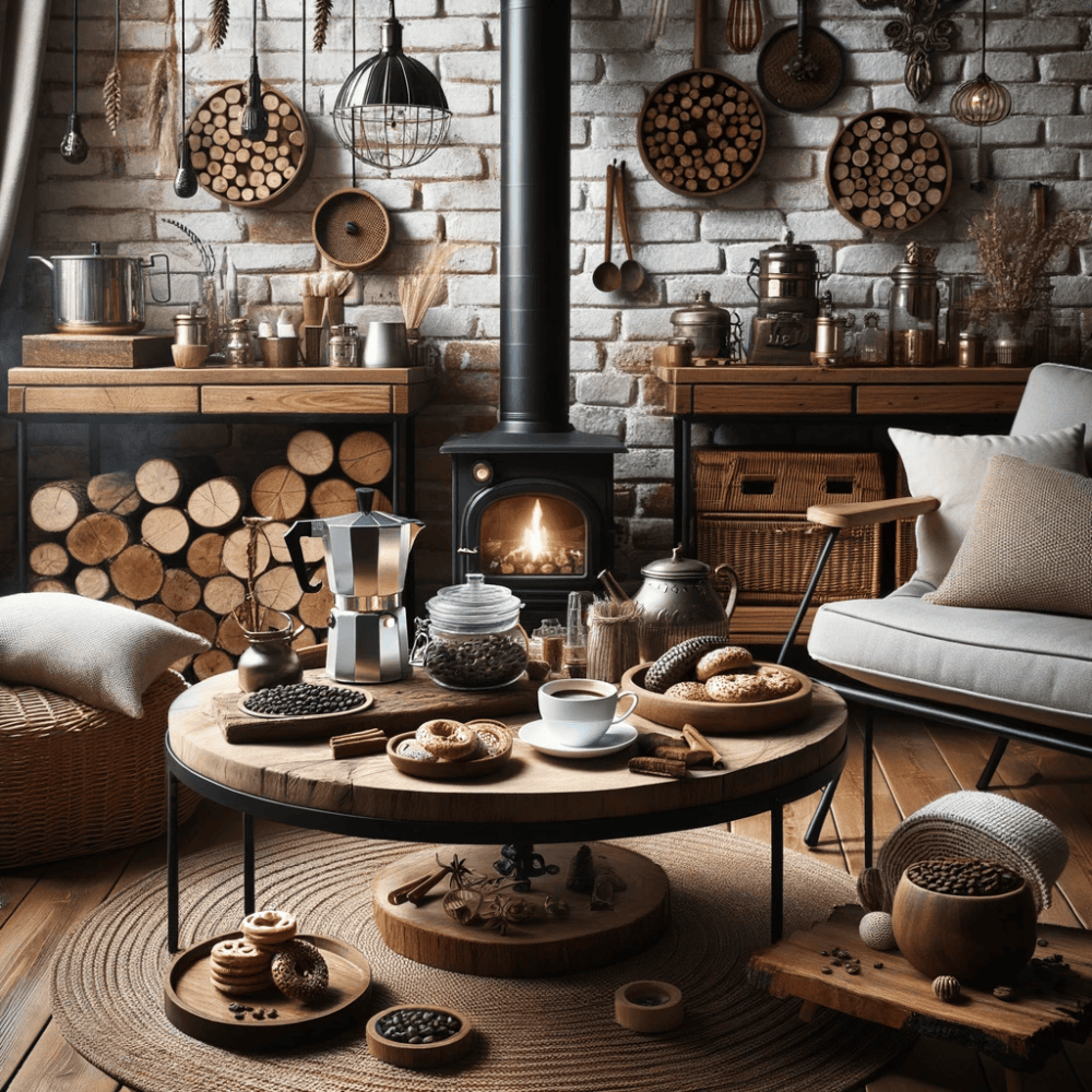 Meble do salonu w stylu loft